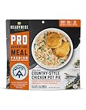 ReadyWise Outdoor Pro Adventure Meal - Country-Style Chicken Pot Pie, 2 Servings, 1 Pouch, 900 Calories, 30g Protein, Freeze Dried Food & Dehydrated Backpacking Camping Meals, up to 5 Year Shelf Life
