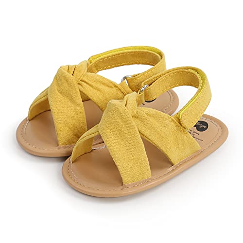 Image of Infant Baby Girls Boys Summer Sandals Premium Unisex Non Slip Rubber Soft Sole Breathable Toddler First Walker Outdoor Beach Shoes