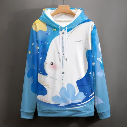 Sweat à capuche lapin étoilé : un pull confortable pour affronter le froid - 5