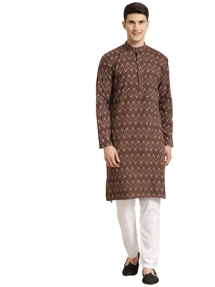 Image of SOJANYA (Since 1958, Men's Silk Blend Grey Kurta Pyjama & Silk Blend Jacket Combo