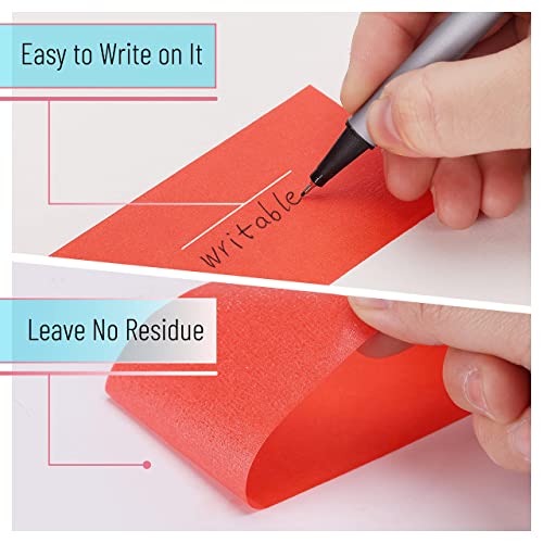 Mr. Pen- Colored Masking Tape, 16 Yards Per Roll, 2 Inch Wide, 5 Rolls, Colored Painters Tape, Paper Tape, Colored Tape Rolls, Craft Tape, Art Tape, Labeling Tape, Colorful Masking Tape #TOP2