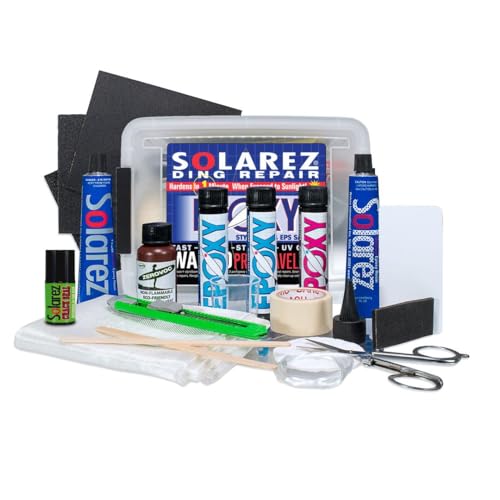 Solarez Kit de réparation époxy Pro résine surf composite et fibre