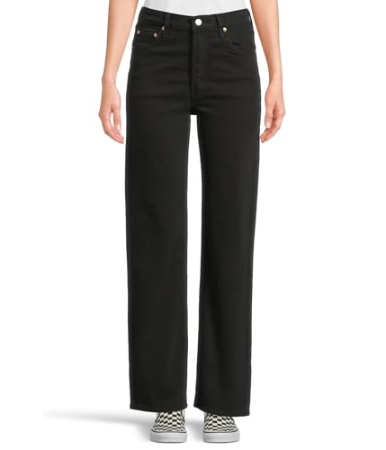 Levi's® Women's Ribcage Full Length Jeans, Black Sprout