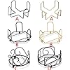 Amazon.com: Vintage Iron Metal Coasters Holder - Storage Rack for Round ...