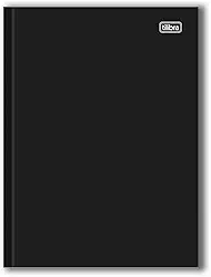 Tilibra Universitário - Caderno Brochura Capa Dura, 200x298mm, 100 Folhas, Negro (Pepper)