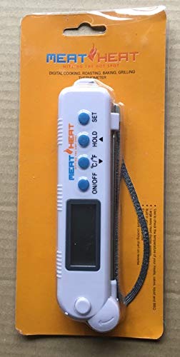 review MEAT HEAT Stainless Steel Fold Out Food Probe Digital Meat Thermometer