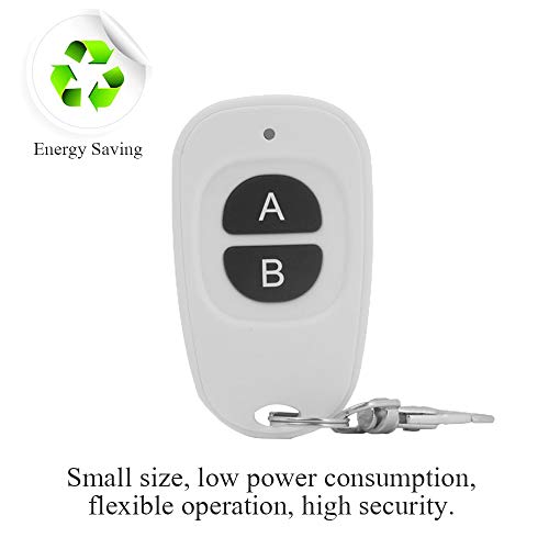 eMylo 2 Key Transmitter Wireless Relay RF Fernbedienung 433 MHz Sender Fernentfernung bis zu 30-50m Für elektrische Garagentore/elektrische Vorhänge/Sperre/Wasserpumpe Steuermotor