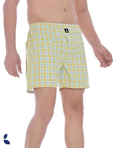 Image of Cotton Boxer Shorts for Men, Breathable, Comfortable & Lightweight (Pack of 2)