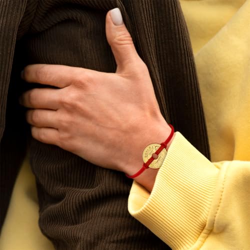Image of HOBBY OF KINGS Good Luck Coin Bracelet | 18k Gold Plated Wristband | Handmade Jewelry for Collectors and History Lovers