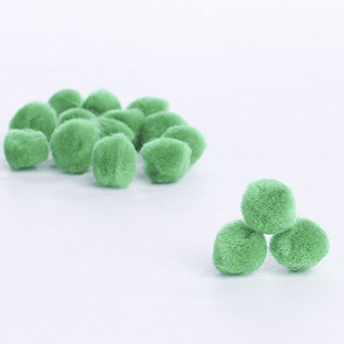 Green Craft Pom Poms | 384 Pieces