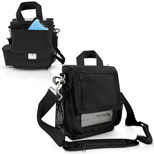 o2totes Inogen One G5 - Bolsa de transporte con asa de transporte, color negro
