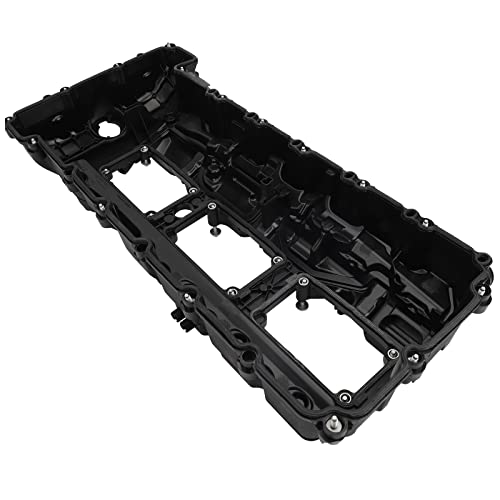 Image of Engine Valve Cover with Gasket Bolts Kit & Oil Cap fits BMW 135i 335i 535i GT xDrive 2011-2019 X3 X4 X5 X6 640i 740i 740Li 3.0L 2010-2019