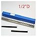 10mm-14mm Keyway Broach D1 Metric Size, Push-Type High Speed Steel Broaching Cutting Tool for CNC Router Heat Resistance(D1/2)