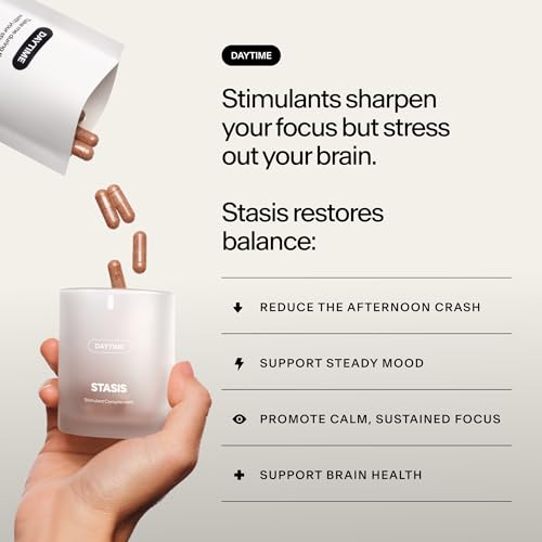 STASIS Daytime Stimulant Support Supplement