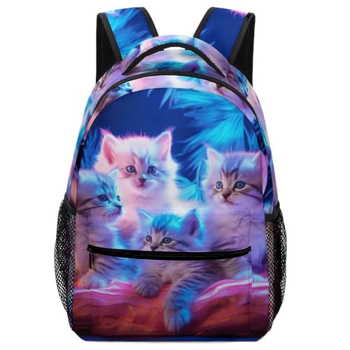 Sac d'école chat mignon pour accompagner les enfants en classe et sorties