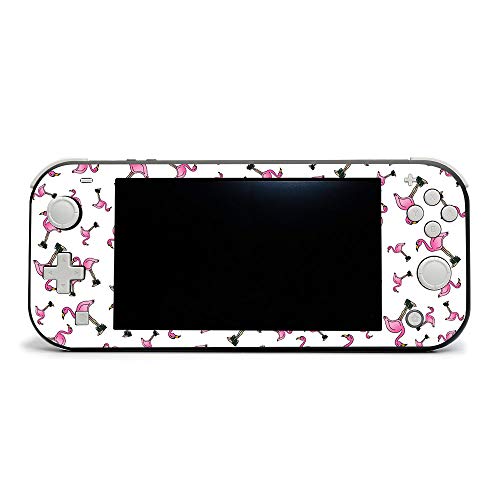 MightySkins Skin Compatible with Nintendo Switch Lite - Cool Flamingo | Protective, Durable, and Unique Vinyl Decal Wrap Cover | Easy to Apply, Remove, and Change Styles | Made in The USA