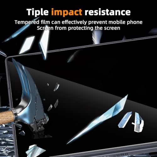 Image of Premium Privacy Tempered Glass Screen Protector for Samsung Galaxy Z Fold 8 (7.6 Inch, Pack of 2) Edge to Edge Coverage Anti-Spy /Anti-Peeping 9H Hardness Screen Guard with Installation Kit