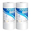 PUREPLUS 20 Micron 10" x 4.5" Whole House Sediment Home Water Filter Replacement Cartridge for Culligan RFC-BBSA, HD-950, WFHD13001B, W15-PR, GXWH30C, GXWH35F, Aqua-Pure AP817, PP10BB, 2PACK