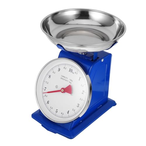 ULTECHNOVO 10kg Báscula Mecánica Báscula Analógica De Cocina Vintage Para Ingredientes Secos Frutas Verduras y Granos Cocina