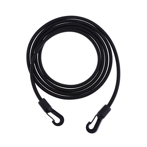 Cuerda extensible y cordón elástico con ganchos y clips inoxidables de 2.5m 7