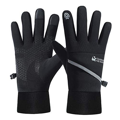 Mokia Winter-Thermo-Handschuhe für Damen und Herren, Touchscreen-Handschuhe, wasserabweisend, rutschfest, winddicht, warm, für Laufen, Radfahren, Wandern, Fahren Cover