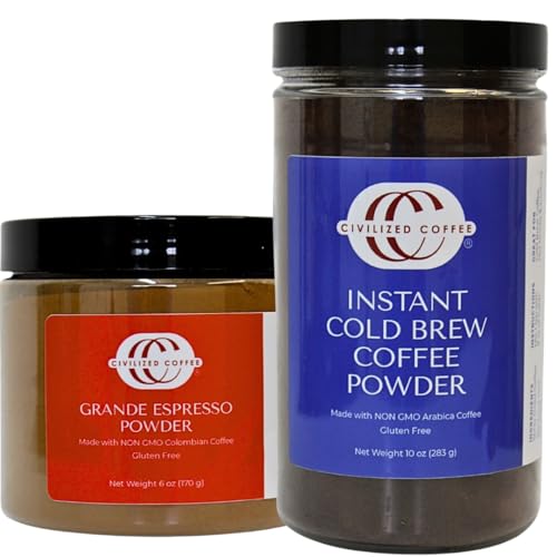 Civilized Coffee Bundle 1 Instant Cold Brew Coffees & 1 Grande Espresso Powder image 4