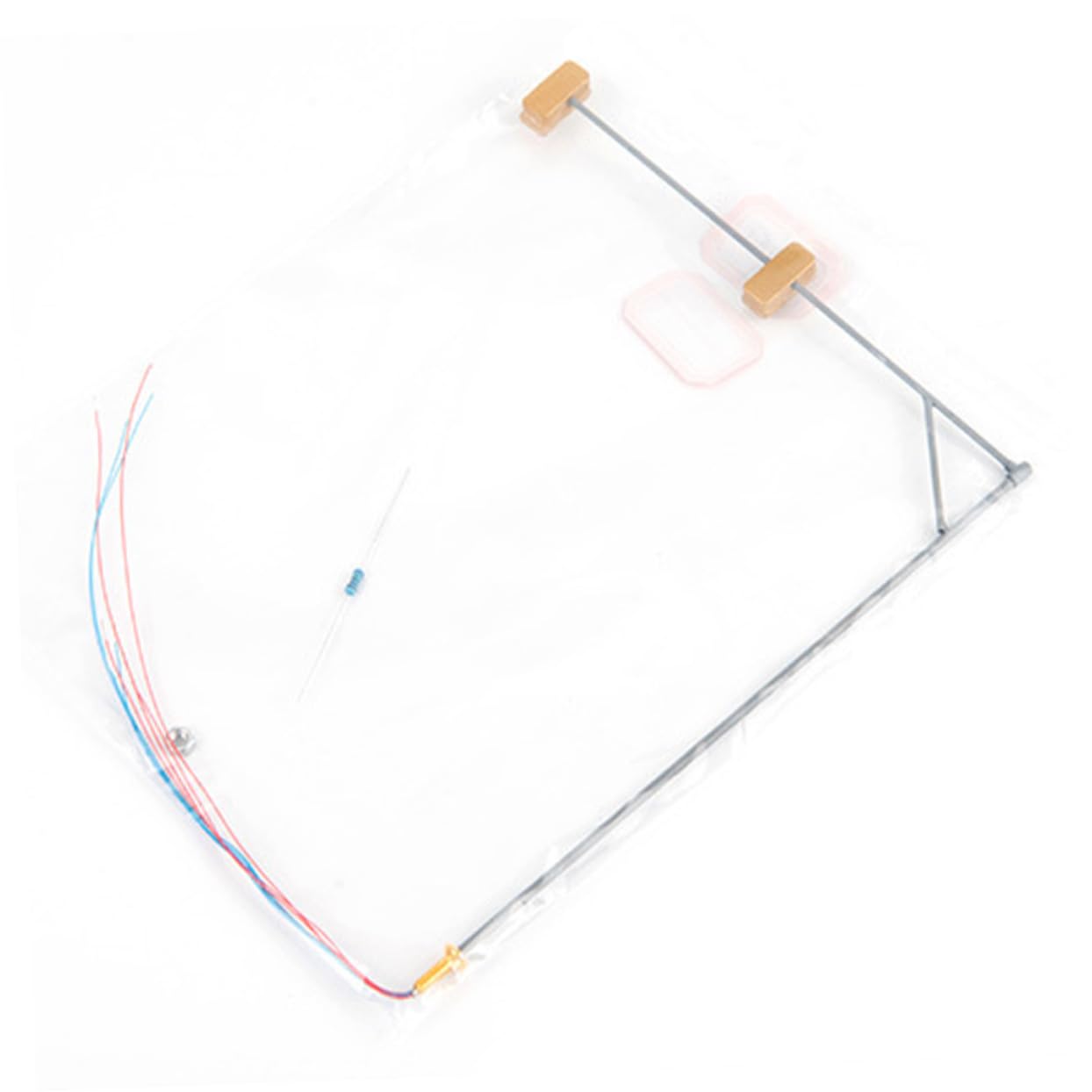 DOITOOL Miniature Signal Light Model Abs Plastic Metal Train Light Model for Mini House Dec