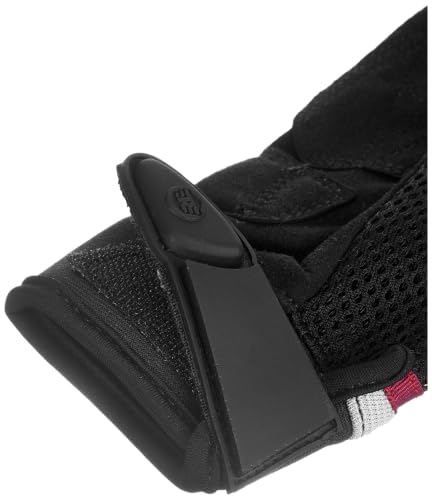 Image of Royal Enfield Street Ace Riding Gloves | Air Mesh- Optimum Ventilation | Microsuede Patch for Grip | Poly Stretch Fabric | Protection- TPR Knuckle Protectors | Off-White S