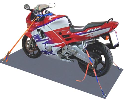 Zurrschlaufen 2000kg Spanngurte Schlaufe, 6 Kurze zurrschlaufen Motorrad(450 * 38mm), Spanngurte für Auto Motorrad Camping Klettern Aufhängung Ladungssicherung Zurrgurt Transport