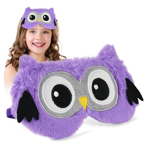 ACWOO Máscara de olhos de unicórnio, anti-face para dormir, filme dormir de máscara unicórnio, máscara ocular, unicórnioAntiface de desenhos animados para dormir em viagem, para crianças, homens