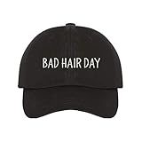 Prfcto Lifestyle Bad Hair Day Dad hat- Black Baseball Cap- Unisex