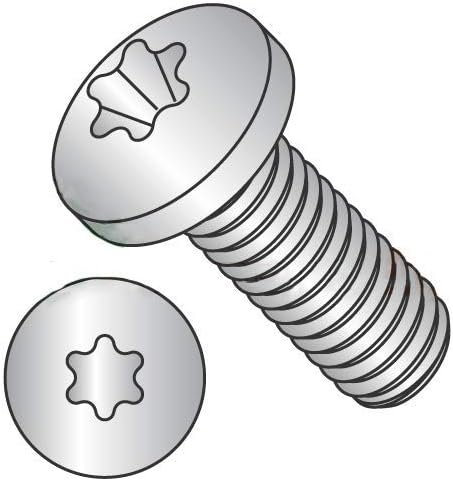 M5-0.8 x 10 mm Machine Screws/Six-Lobe/Pan Head / 18-8 Stainless Steel / ISO7045 (Carton: 100 pcs)