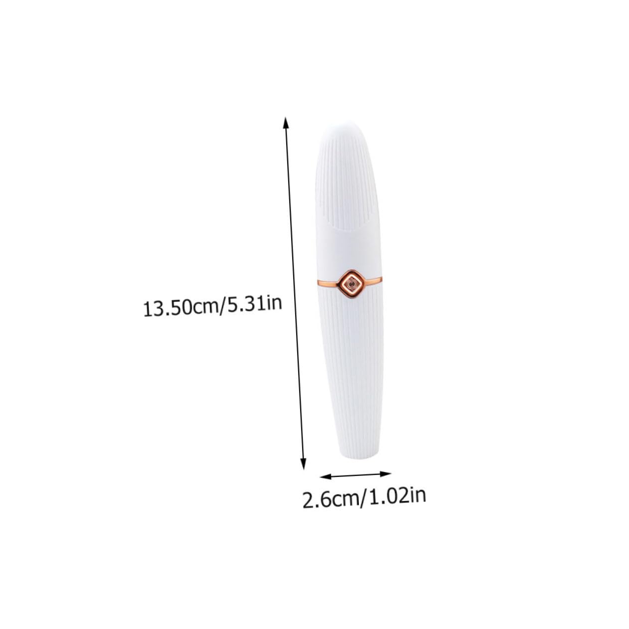 4 Pezzi Rasoio Elettrico Multi per Donne Epilatore USB per Sopracciglia e Depilazione Veloce Facile Portare Adatto per Visos Labbra Braccia e Gambe Bianco