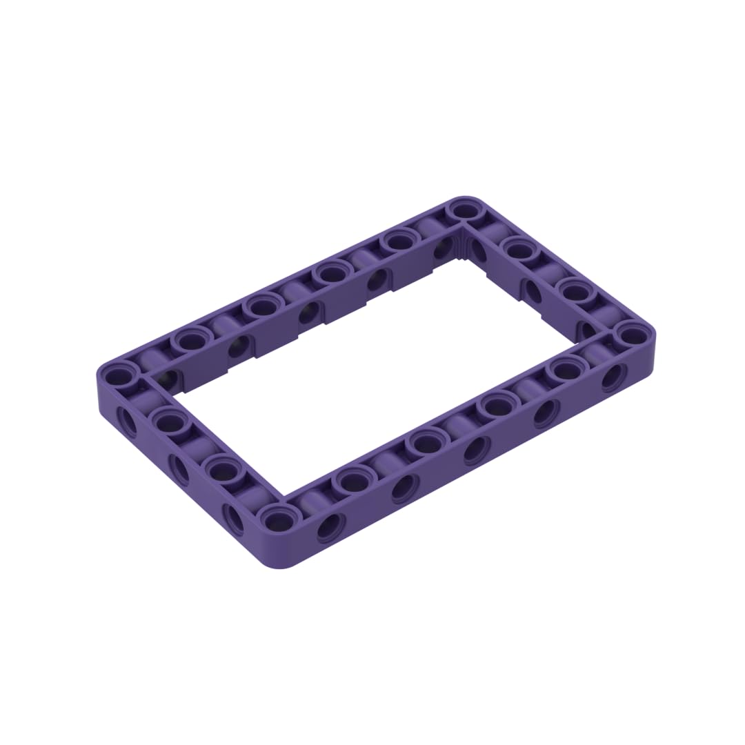 39794 Shaft Bolt Connection Technic Beam Frame 7x11 10 Pieces GDS-1538 Compatible with Lego Building Blocks Color:Dark Purple 268