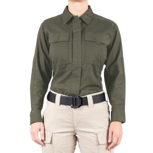 Chemise First Tactical Femme V2 BDU Ls Shrt tactique kaki respirante manches longues