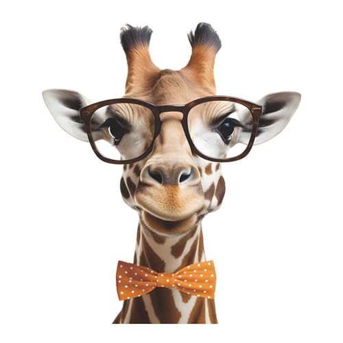 Vinilo decorativo Achang Jirafa Cute removible para niños