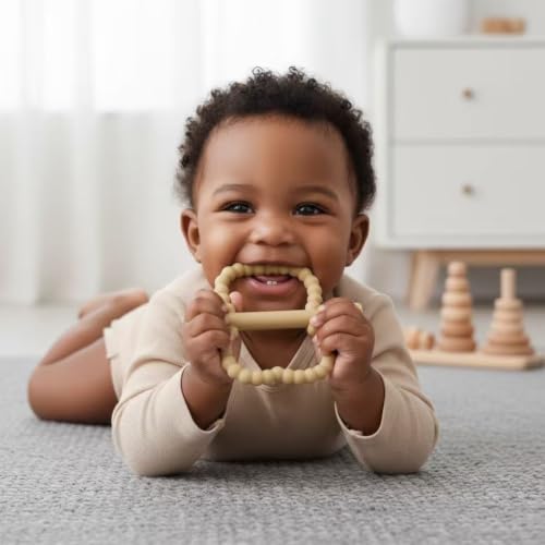 Image of Baby Silicone Teething Toys, Teether Sticks for Babies,3-36 Months