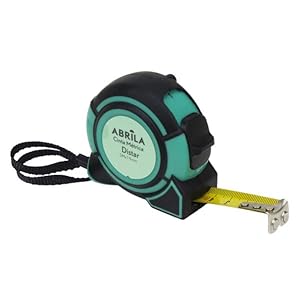 Cinta Métrica 5m x 19mm, con bloqueo, enganche magnético, clip y asa ergonómica, ideal para mediciones precisas en bricolaje y construcción.