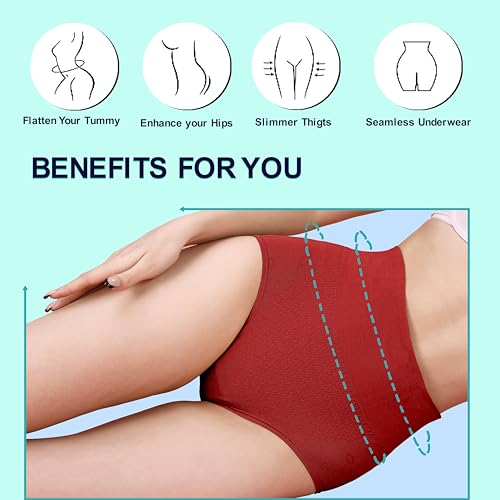 TRENDMALLS Tummy Tucker Women's High Waist with Anti Rolling Strips Shapewear for Women - Image 6