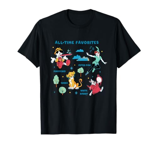 T-shirt Disney Vintage résistant au lavage avec Simba et le Lapin Blanc
