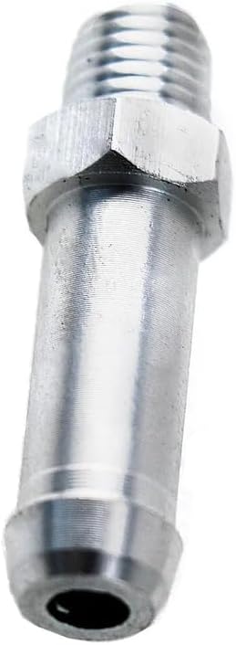 2PCS 1/16" NPT Radiator Aluminum Overflow Nipple Barb Hose Fitting for Universal Radiators Tank