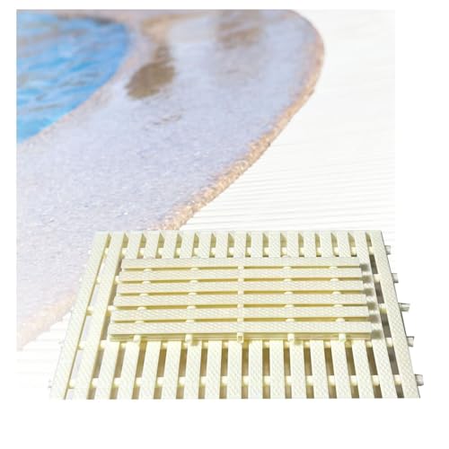 Grille de trop-plein pour piscine et drainage en plastique 40x100 cm | Lot de 2