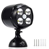 4 Pack Solar Light with Motion Sensor, CrazyFire 16 Bright LEDs Wireless Solar Powered Motion Sensor Light,Motion Sensor Ceiling Light for Outdoor Wall Garden Patio Deck Yard Driveway With Auto On/Off