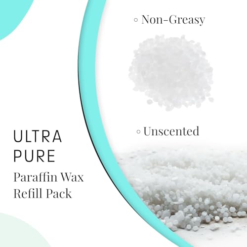Refil de cera de parafina pacote de 2,7 kg - Refil de cera de parafina sem perfume | Contas de cera