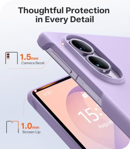 TORRAS for Samsung Galaxy Z Fold 8 Case, Magnetic & Flush Stand, Lavender - 4