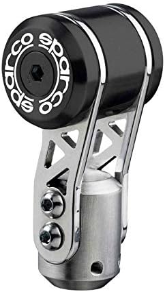 Sparco Universal Car Gear Shift Knob Modified Car Gear Shift Knob Auto Transmission Shift Lever Knob Metal For- Skoda Fabia - Black, Metallic