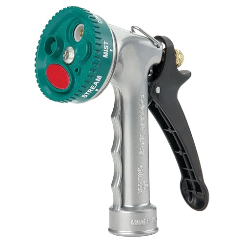 Gilmour Medium Duty Garden Hose Nozzle with 7 Pre-Set...