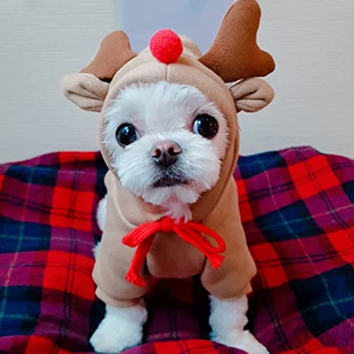 Warm Dog Winter Clothes Cute Dog Coat Hoodie Wool Pet Dog Clothing Jacket French Bulldog Chihuahua Holiday Clothing #TOP3