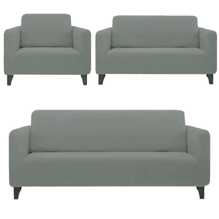 Reviews de Juegos completos los más solicitados. 43 Melocotton Juego de Protector Cubre Sala Elástico Strech Fit. Renueva tu Sala sin gastar más. Juego Completo: Incluye Protectores de Sofá de 1, 2 y 3 plazas. Couch Cover. (Gris...