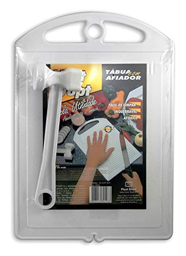 Tábua de Carne com Afiador de Faca e Martelo com Trila Utilidade